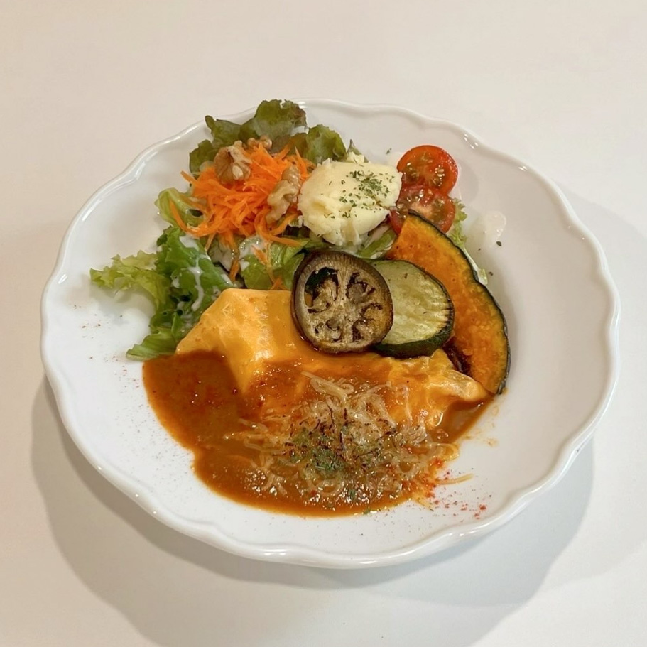 8月1日start… 夏野菜カレーオムライ
