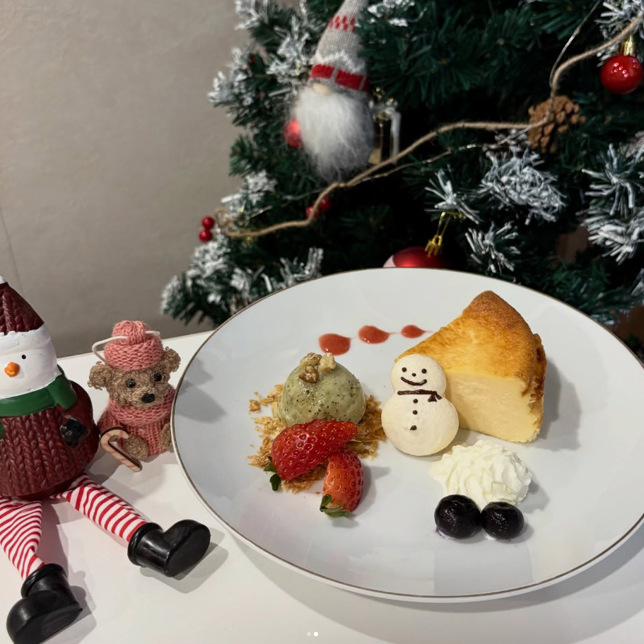 12月13日start…♩  「クリスマスデザートプレート」が登場です⛄
