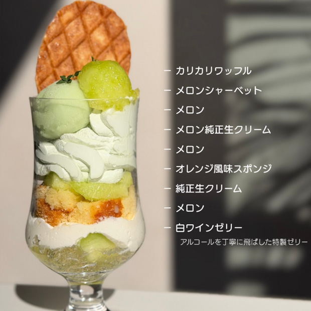 6月5日start… 「メロンパフェ」🍈